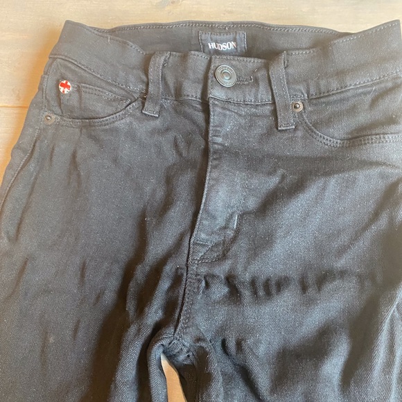 HUDSON JEANS BLACK SKINNY JEAN - Picture 3 of 7